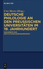 Deutsche Philologie an den preussischen Universitaeten