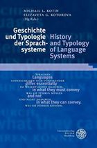 Geschichte und Typologie der Sprachsysteme